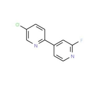 5-Chloro-2&prime;-fluoro-2,4&prime;-bipyridine (CAS 942206-11-3) - chemical structure image