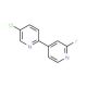 5-Chloro-2′-fluoro-2,4′-bipyridine (CAS 942206-11-3) - chemical structure image