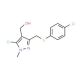 (5-Chloro-3-{[(4-chlorophenyl)sulfanyl]methyl}-1-methyl-1H-pyrazol-4-yl)methanol - chemical structure image