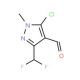 5-Chloro-3-(difluoromethyl)-1-methyl-1H-pyrazole-4-carbaldehyde (CAS 660845-30-7) - chemical structure image