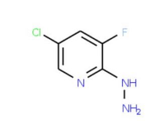 5-Chloro-3-fluoro-2-hydrazinylpyridine (CAS 248255-70-1) - chemical structure image