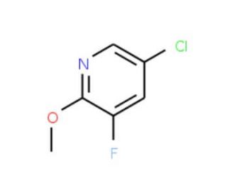 5-Chloro-3-fluoro-2-methoxypyridine (CAS 886374-01-2) - chemical structure image