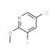 5-Chloro-3-fluoro-2-methoxypyridine (CAS 886374-01-2) - chemical structure image