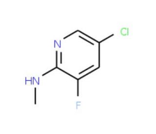 5-Chloro-3-fluoro-2-methylaminopyridine (CAS 220714-72-7) - chemical structure image
