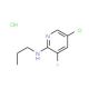 5-Chloro-3-fluoro-2-(N-propylamino)pyridine, HCl (CAS 1073372-11-8) - chemical structure image