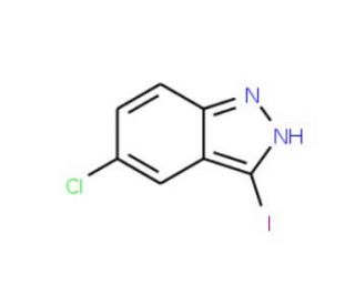 5-Chloro-3-iodo-1H-indazole (CAS 351456-45-6) - chemical structure image