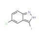 5-Chloro-3-iodo-1H-indazole (CAS 351456-45-6) - chemical structure image