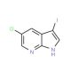 5-Chloro-3-iodo-1H-pyrrolo[2,3-b]pyridine (CAS 900514-08-1) - chemical structure image