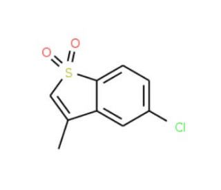 5-Chloro-3-methyl-1H-benzo[b]thiophene-1,1-dione (CAS 17514-66-8) - chemical structure image