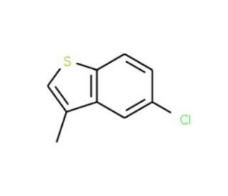 5-Chloro-3-methylbenzo[b]thiophene (CAS 19404-18-3) - chemical structure image