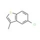5-Chloro-3-methylbenzo[b]thiophene (CAS 19404-18-3) - chemical structure image