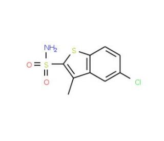 5-Chloro-3-methylbenzo[b]thiophene-2-sulfonamide (CAS 175203-94-8) - chemical structure image