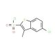 5-Chloro-3-methylbenzo[b]thiophene-2-sulfonyl chloride (CAS 166964-33-6) - chemical structure image