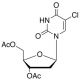5-Chloro-3′,5′-di-O-acetyl-2′-deoxyuridine (CAS 6046-63-5) - chemical structure image