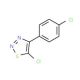 5-Chloro-4-(4-chlorophenyl)-1,2,3-thiadiazole - chemical structure image