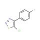 5-Chloro-4-(4-fluorophenyl)-1,2,3-thiadiazole - chemical structure image
