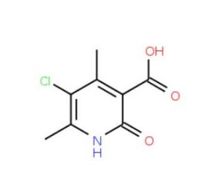 5-Chloro-4,6-dimethyl-2-oxo-1,2-dihydro-pyridine-3-carboxylic acid (CAS 309275-47-6) - chemical structure image