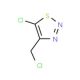 5-chloro-4-(chloromethyl)-1,2,3-thiadiazole (CAS 88127-85-9) - chemical structure image
