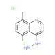5-Chloro-4-hydrazino-8-methylquinoline hydrochloride (CAS 1172239-34-7) - chemical structure image
