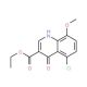 5-Chloro-4-hydroxy-8-methoxyquinoline-3-carboxylic acid ethyl ester (CAS 27333-34-2) - chemical structure image