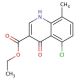 5-Chloro-4-hydroxy-8-methylquinoline-3-carboxylic acid ethyl ester (CAS 351893-52-2) - chemical structure image