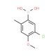5-Chloro-4-methoxy-2-methylphenylboronic acid (CAS 511295-09-3) - chemical structure image