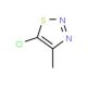 5-Chloro-4-methyl-1,2,3-thiadiazole (CAS 53645-99-1) - chemical structure image