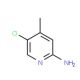 5-Chloro-4-methylpyridin-2-amine (CAS 36936-27-3) - chemical structure image