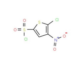 5-Chloro-4-nitrothiophene-2-sulfonyl chloride (CAS 58457-24-2) - chemical structure image