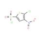 5-Chloro-4-nitrothiophene-2-sulfonyl chloride (CAS 58457-24-2) - chemical structure image