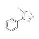 5-Chloro-4-phenyl-1,2,3-thiadiazole (CAS 53646-00-7) - chemical structure image
