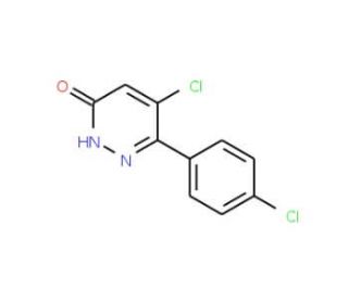 5-Chloro-6-(4-chlorophenyl)pyridazin-3(2H)-one (CAS 80591-41-9) - chemical structure image