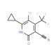 5-Chloro-6-cyclopropyl-2-hydroxy-4-(trifluoromethyl)nicotinonitrile - chemical structure image
