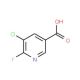 5-Chloro-6-fluoronicotinic acid - chemical structure image
