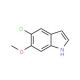 5-Chloro-6-methoxyindole (CAS 90721-60-1) - chemical structure image