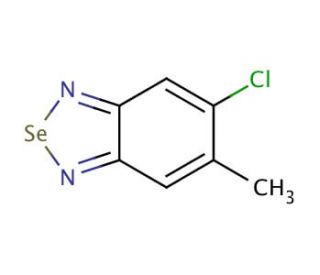 5-Chloro-6-methyl-2,1,3-benzoselenodiazole (CAS 2255-94-9) - chemical structure image