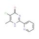 5-Chloro-6-methyl-2-(2-pyridyl)pyrimidin-4-ol (CAS 286430-67-9) - chemical structure image