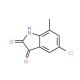 5-Chloro-7-methylisatin (CAS 14389-06-1) - chemical structure image