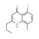 5-Chloro-8-methyl-2-propyl-4-quinolinol (CAS 1070880-11-3) - chemical structure image
