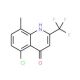 5-Chloro-8-methyl-2-(trifluoromethyl)quinolin-4-ol (CAS 59108-09-7) - chemical structure image