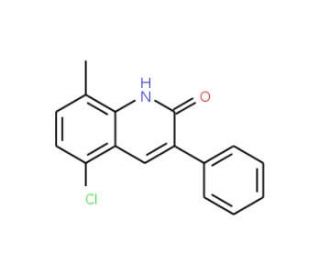 5-Chloro-8-methyl-3-phenyl-2-quinolinol (CAS 1031928-28-5) - chemical structure image