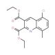 5-Chloro-8-methylquinoline-2,3-dicarboxylic acid diethyl ester (CAS 948294-21-1) - chemical structure image