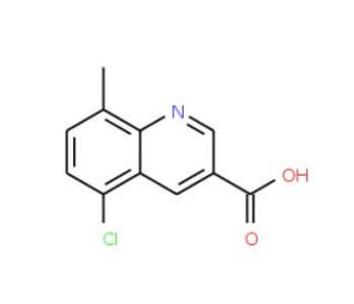 5-Chloro-8-methylquinoline-3-carboxylic acid (CAS 948294-24-4) - chemical structure image