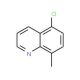 5-Chloro-8-methylquinoline (CAS 78941-95-4) - chemical structure image