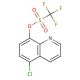 5-Chloro-8-quinolinetrifluoromethanesulfonate (CAS 157437-38-2) - chemical structure image