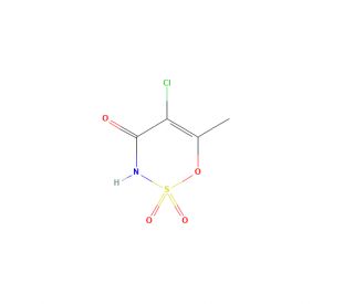 5-Chloro Acesulfame (CAS 72827-08-8) - chemical structure image