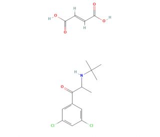 5-Chloro Bupropion Fumarate (CAS 1193779-50-8) - chemical structure image