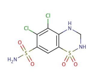 5-Chloro Hydrochlorothiazide (CAS 5233-42-1) - chemical structure image