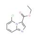 5-Chloro-imidazo[1,2-a]pyridine-3-carboxylic acid ethyl ester (CAS 885271-51-2) - chemical structure image