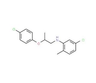 5-Chloro-N-[2-(4-chlorophenoxy)propyl]-2-methylaniline - chemical structure image
